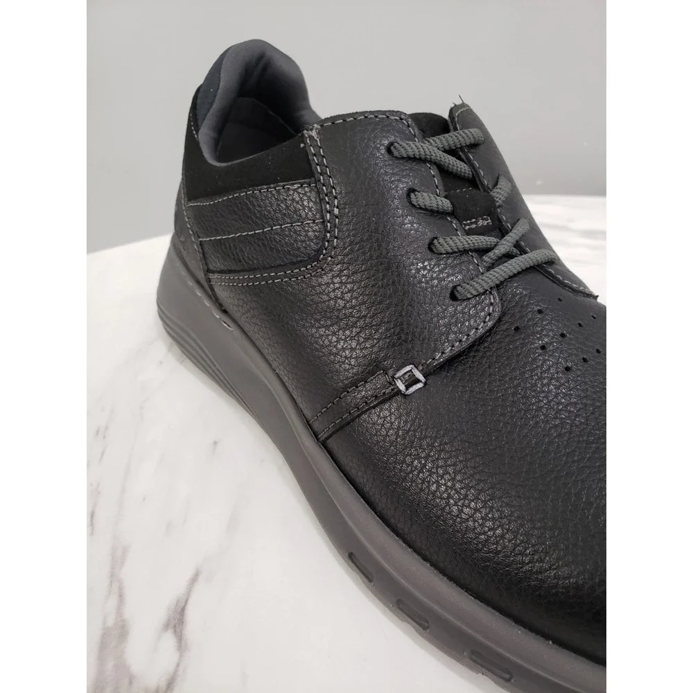 NEW WITHOUT BOX SIZE 9.5 Clarks MenS Motion Trek PT Black Leather 26179455 Shoes